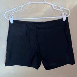 Nike black dri fit gold shorts